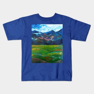 distant mountain Kids T-Shirt